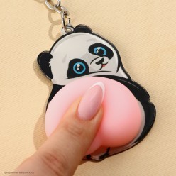 Брелок-антистресс "Панда" 4.6*7см