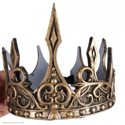 Корона короля, золотая (резина
)