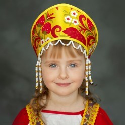 Кокошник "Дашенька" хохлома
