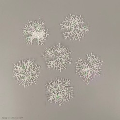 Снежинка Блеск 5,5 см, набор 6 штук