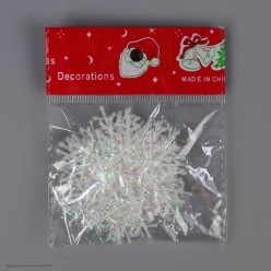 Снежинка Блеск 5,5 см, набор 6 штук