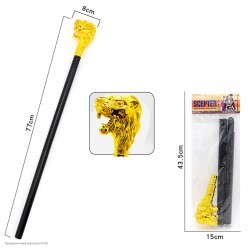 Трость Лев разборная, 77см, пластик (цвета ассорти)