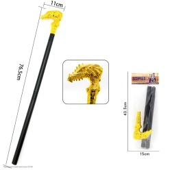 Трость Дракон разборная, 76см, пластик (цвета ассорти)