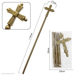 Трость Крест разборная, 114см, пластик