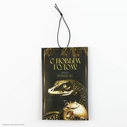 Аромасаше СГ Змея "С Новым Годом!" хвоя, 11*7см