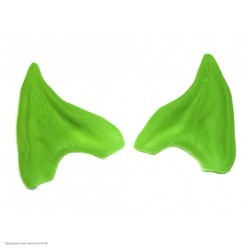 Кончики ушей эльфа (латекс) зелёные 6,5*4,5 см