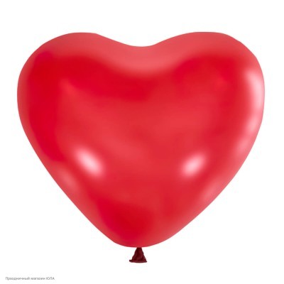 Шар Сердце без рисунка, CHERRY RED 12"/30см 68691