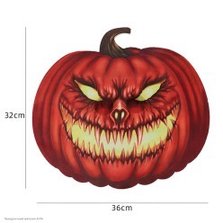Маска "Тыква с оскалом" (текстиль) 32*36см