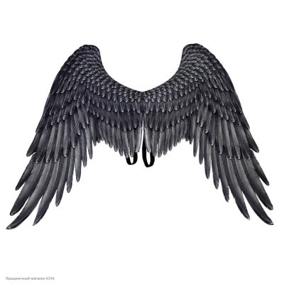 Крылья Ангела чёрные, 75*105 см РС13304-ч