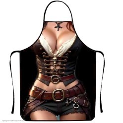 Фартук женский "Пиратка" 60*77 см