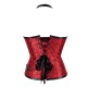 Корсет Дамаск (замок) лиф кожзам, лямка, красный р.L К9115-к-95