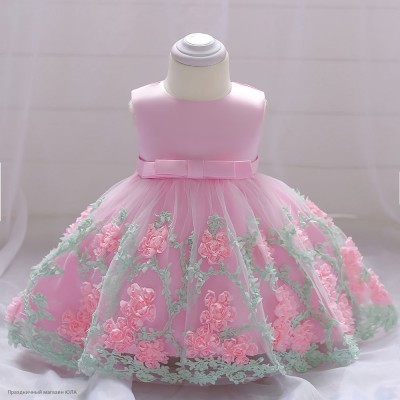 Платье нарядное "Агата" 90 см, розовое К9305-р-90