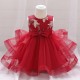 Платье нарядное "Амира" 90 см, красное К9314-90