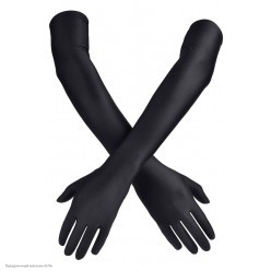 Перчатки Атлас Макси (выше локтя) чёрные 54 см