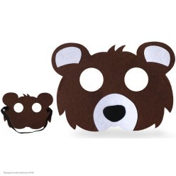 Маска "Медведь" (фетр)