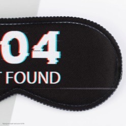 Маска для сна "Not found" 19,3*9,5 см