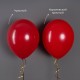 Шар без рисунка 12"/30см Пастель Красный королевский S29 512-12-29