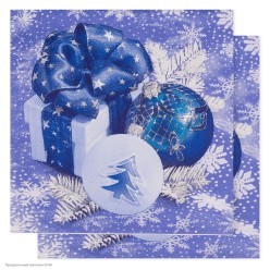 Салфетки "Новогодняя композиция" 33*33см, 20 шт