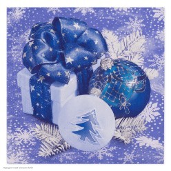 Салфетки "Новогодняя композиция" 33*33см, 20 шт