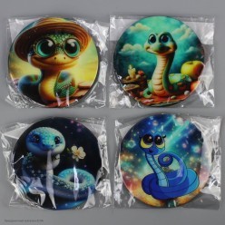 Подставка под горячее СГ "Змея" 10 см (дерево)