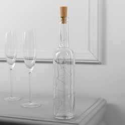 Электрогирлянда "Роса" на пробке 2,9 м, цветная