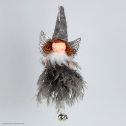 Подвеска мягкая "Девочка-ангелочек" 15см (текстиль, пластик)