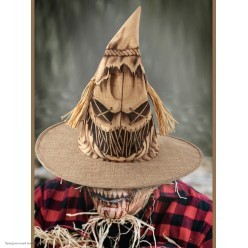 Шляпа Пугало с соломой, бежевая