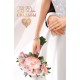 Открытка "В День Свадьбы" (пара) тиснение, 12*18,3 см 0200.488