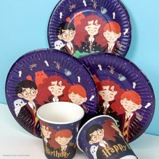 Тарелки "Волшебники. Happy Birthday" 18 см 6шт, бумага Тарелки "Волшебники. Happy Birthday" 18 см 6шт, бумага