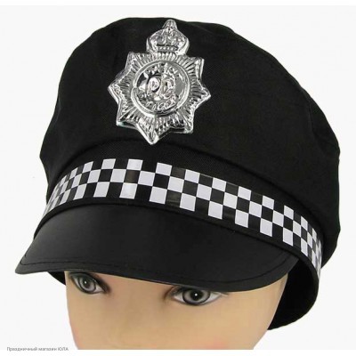 Фуражка Английского полицейского (ткань) К0185-3