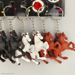 Брелок СГ "Лошадь вольная" (резина) 5*5 см