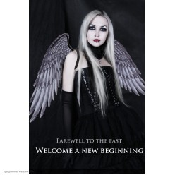 Крылья Ангела чёрные, 54*68 см