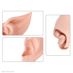 Уши остроконечные телесные Эльфа (EVA) в блистере