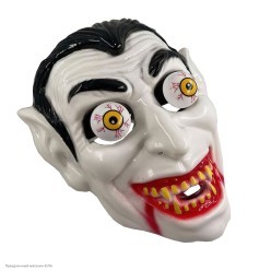 Маска "Дракула" глаза на пружинках (пластик)
