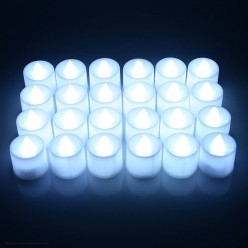 Свеча LED 4,5*3,7см (белый свет)