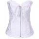 Корсет Дамаск (замок) белый р.XL К9075-б-95