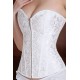 Корсет Дамаск (замок) белый р.XL К9075-б-95