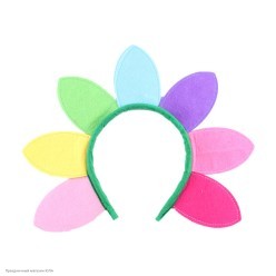 Ободок Светик-семицветик 29*23см (фетр)