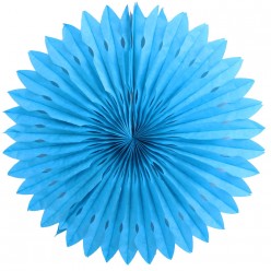 Фант бумажный резной 40см голубой