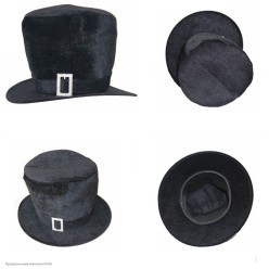 Цилиндр мягкий гигантский (чёрный)