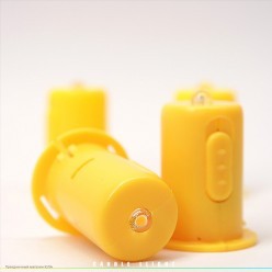 Светодиод 4см для бумажных фонариков (жёлтый свет свечи)