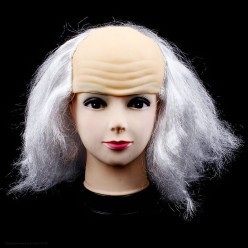 Парик "Лысина с волосами" (белый)