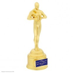 Награда Оскар "Настоящий мужчина" 18,5*6,6*6см