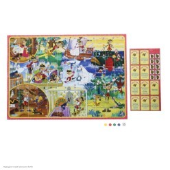 Игра-ходилка детская "Приключения Мюнхаузена" 30*21см