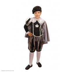 Костюм детский "Принц" чёрный р.34, 134 см