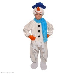 Костюм детский "Снеговик-2" р.28, 116 см