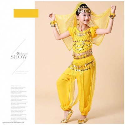 Костюм детский "Восточная красавица 1" жёлтый, р. 115-125 см РС5552-L-ж