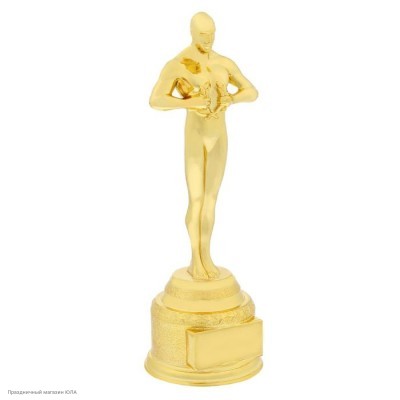 Награда Оскар без надписи (под нанесение) 18,5*6,6*6,3см 1388394