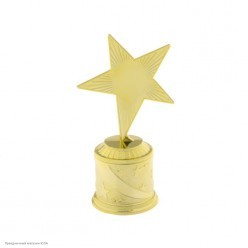 Награда Звезда "За яркий креатив" (пластик) 16,5*8,5*6,3см