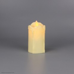 Свеча светодиодная Цилиндр (дрожит огонёк) 9*5 см